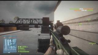 Battlefield 3 SV98 Quickscope Quad Feed