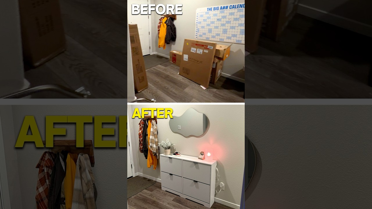Transforming My Boring Entryway…
