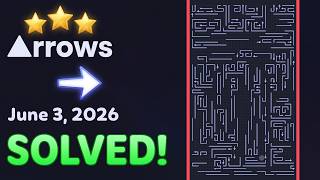 🎯 Arrows – Puzzle Escape Level 3 Walkthrough (Nightmare) | June 3, 2026 📱