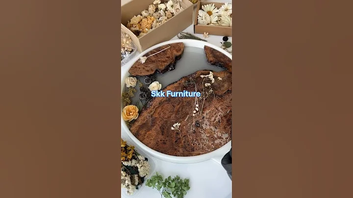 Epoxy Wood & Furniture | Epoxy Wood Decorative Top Design #shorts #viralvideo #tranding