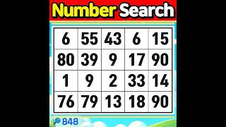 Number Search #848 Nothing changes if you don’t try.【Match | brain game | puzzle 】 News