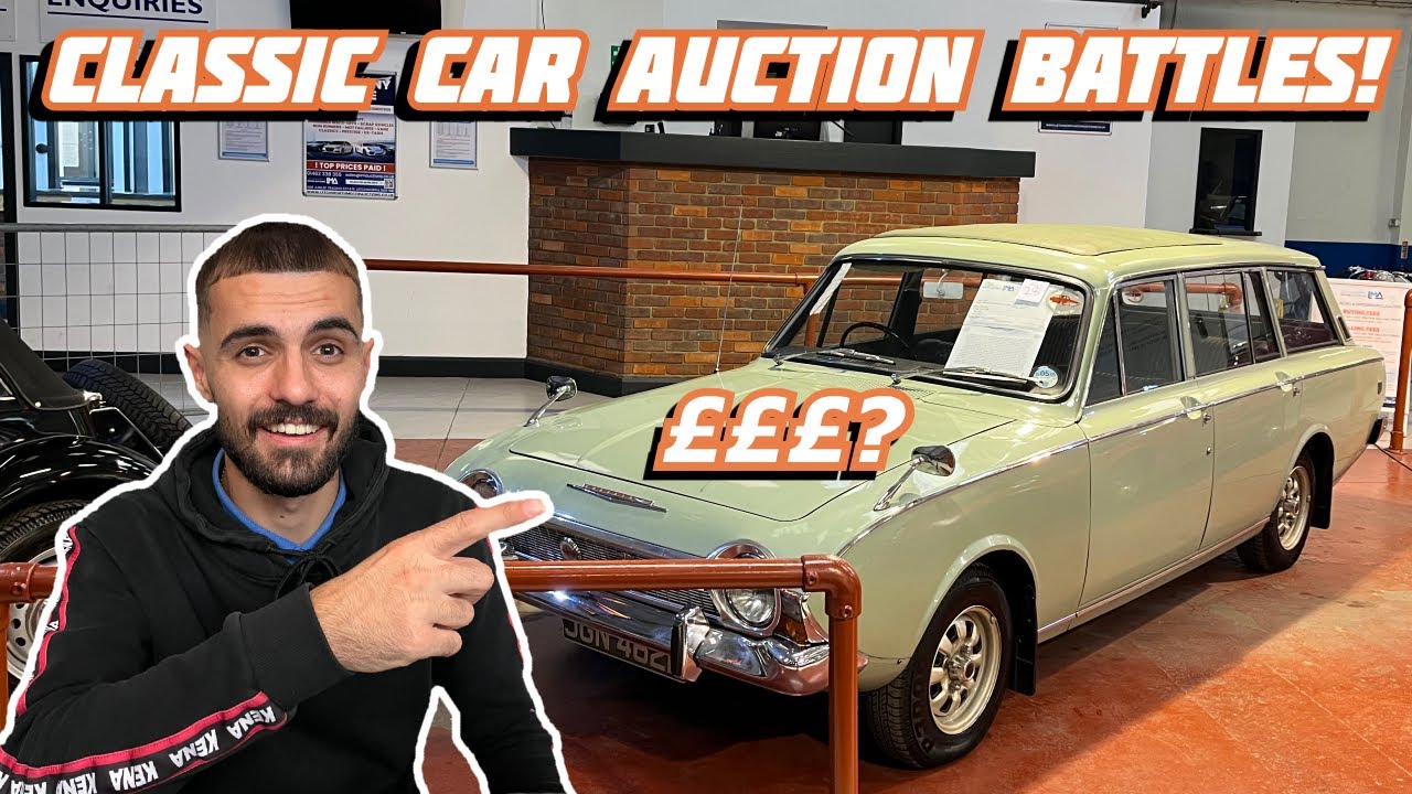 I ATTEND A CLASSIC CAR AUCTION IN HERTFORDSHIRE! LETCHWORTH MOTOR