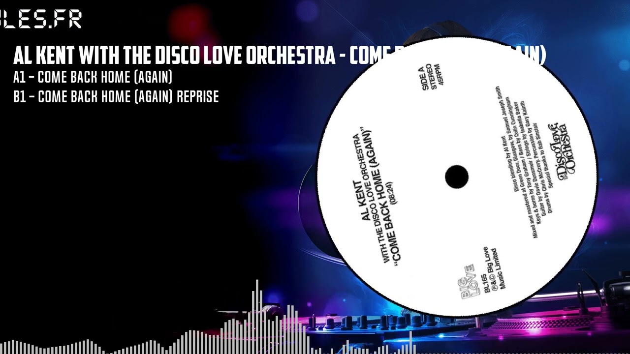 Al Kent with The Disco Love Orchestra - Come Back Home (Again