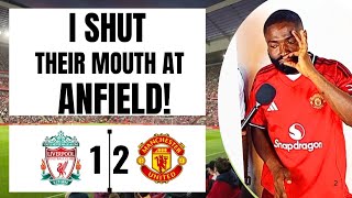 LIVERPOOL 1-2 MANUTD | I Shut Their Mouth At Anfield!... Austin United 📌 #manchesterunited 