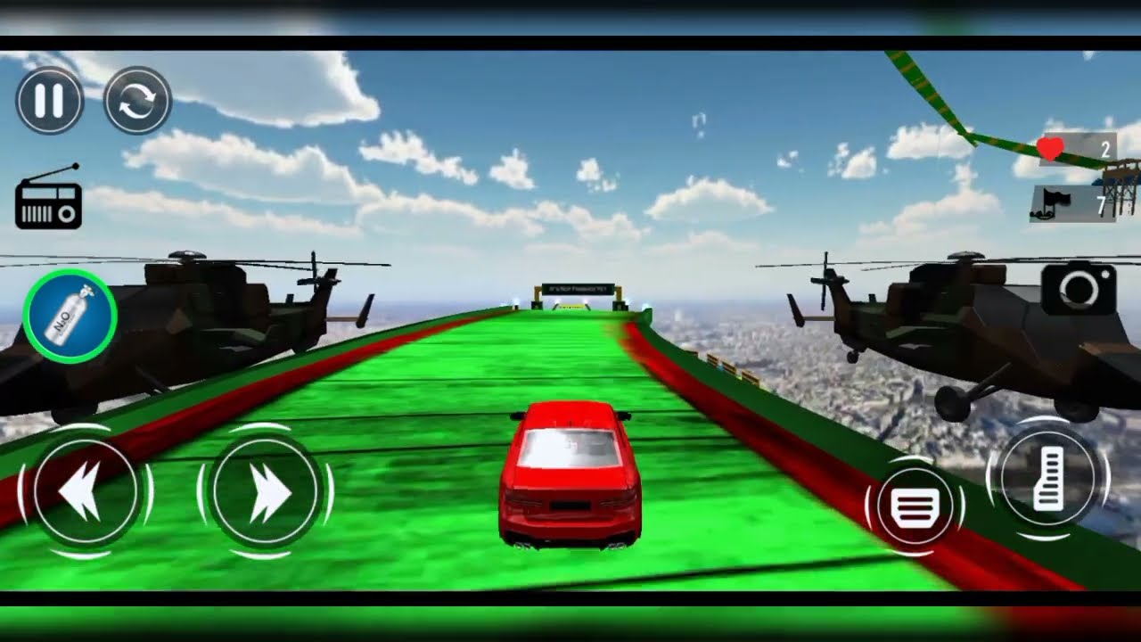 super speed car & hard road level 6/amazing game 2023 android.