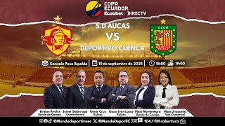 #ENVIVO #COPAECUADOR #AUCAS VS #CUENCA ESCUCHALO POR  RADIO COBERTURA 104.1 FM