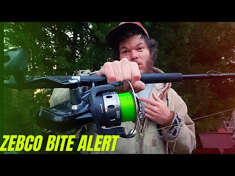 Zebco bite alert rod and reel