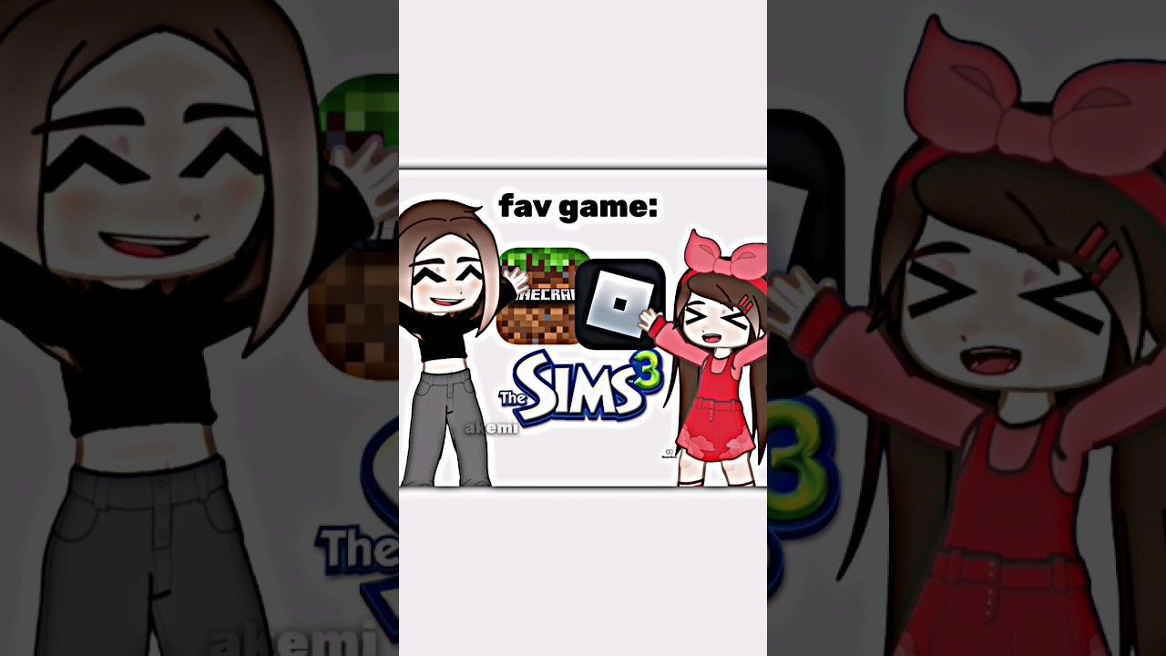 Past me and present me //gacha life//