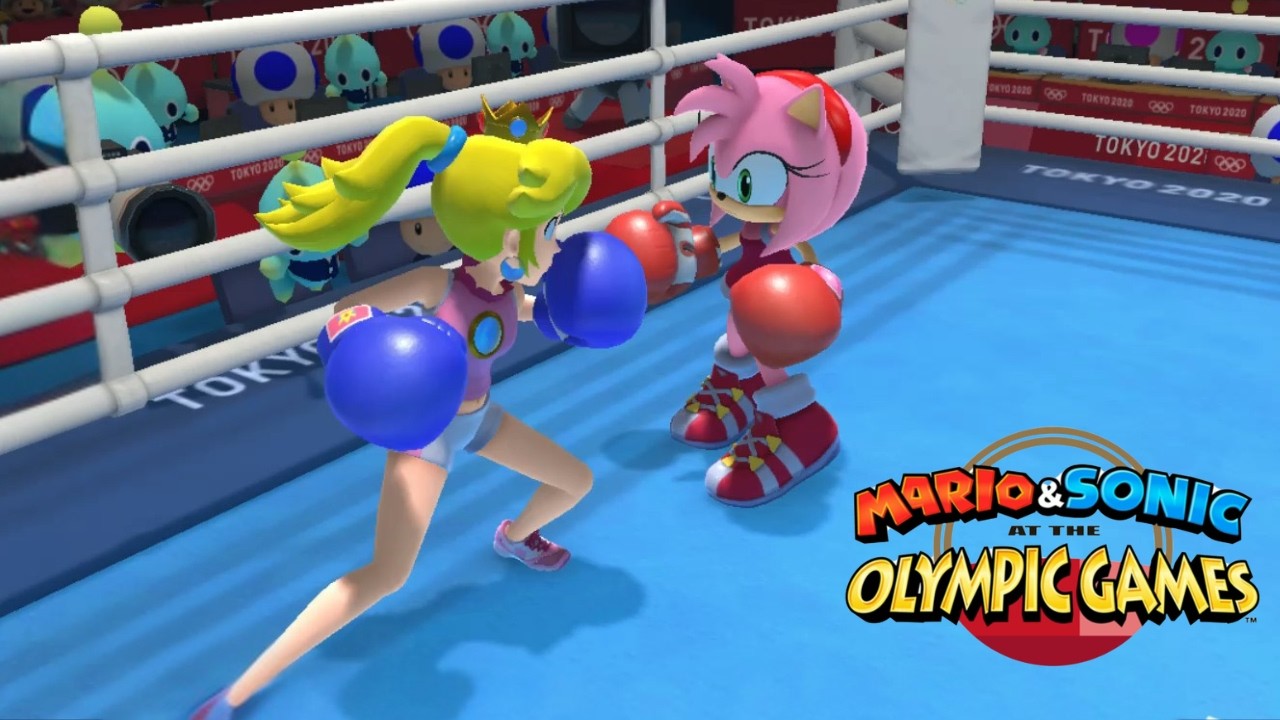 Boxing Hard Gameplay Mario & Sonic At The Olympic Games Tokyo 2020 Peach Daisy Luigi Sonic Bowser Jr