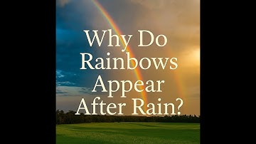 Why Do Rainbows Appear After Rain? | The Science of Light and Color 🌈| Discover Nature’s Secrets