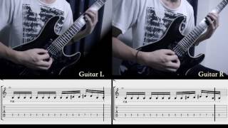 Video thumbnail of "BABYMETAL - Ijime Dame Zettai (TAB Movie) イジメ、ダメ、ゼッタイ TAB(GuitarPro&PDF)"