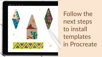 How to install jewelry templates for Procreate