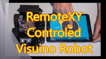 RemoteXY controlled Arduino Elegoo Smart Car Robot with Visuino - Quick and Easy!