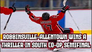 Robbinsville-Allentown 6 Manasquan-Point Beach 4 | South Co-Op Semifinal | Jake Lachance Hat Trick!