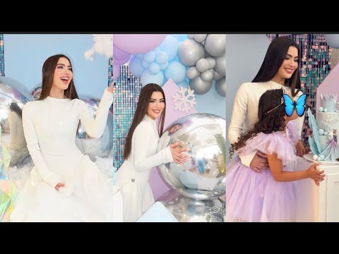 روان بن حسين تحتفل بعيد ميلاد بنتها لونا صار عمرها5 تبكي مالفرحه مؤتر