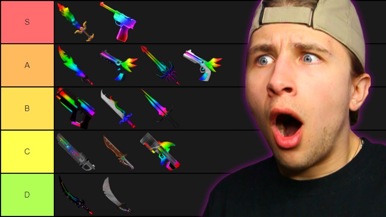 Chroma Godly Tier List Murder Mystery 2 Youtube - roblox mm2 godly rarity