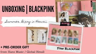 UNBOXING BLACKPINK 2019 Summer Diary in Hawaii + Pre-order Gift Clearfile