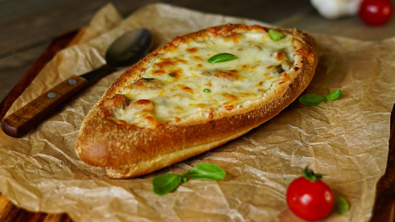 бутерброд пицца на батоне в духовке фото 119