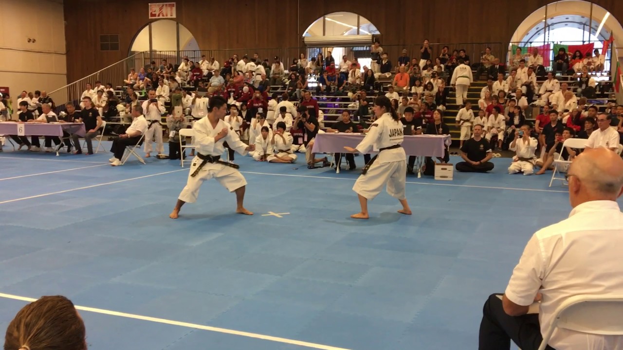 17世界大会 一般男女有段 明治 堀井・岡本 2位