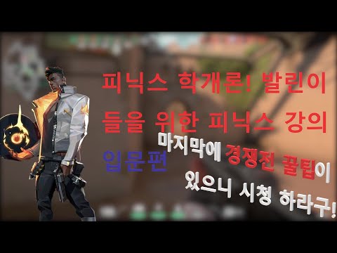베타 불멸1 발로란트 피닉스 공략! -[BJ교관] Valorant Pheonix 학개론!영상 후반부 발로란트 경쟁전 꿀팁 수록