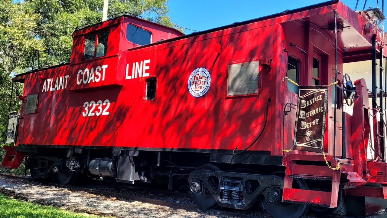 Atlantic Coast Line Caboose 3232 at the Dundee Historic Depot