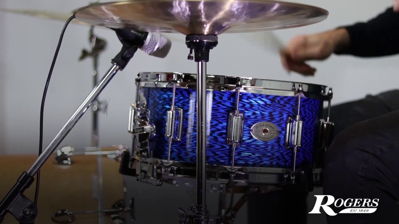 Rogers Beavertail Dyna-Sonic Snares Blue Onyx  Model#37-BLO