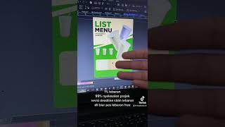 Desain daftar menu minuman untuk boba teh dan milk shake #desainmenu #jasadesain