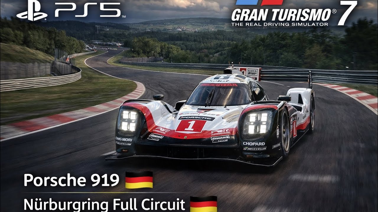 Porsche 919 Hybrid Time Trial | Nürburgring Full Circuit | Gran Turismo 7 PS5