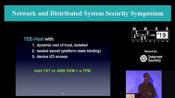 NDSS 2019 TEE-aided Write Protection Against Privileged Data Tampering