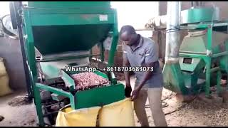 peanut shelling machine customer feedback from Ghana big capacity groundnut shelling machine