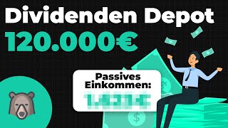 So viel DIVIDENDE zahlt mein 120.000€ Dividenden Aktien Depot | Kritik an der Dividendenstrategie?