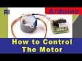 Control Stepper motor 28BYJ-48 with ULN2003 for Arduino