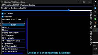 JavaScript NWJS Weather Center