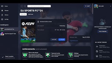 How to download FC 24 on EA when you already have the files.