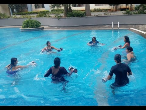 Burn calories with Aqua Aerobics