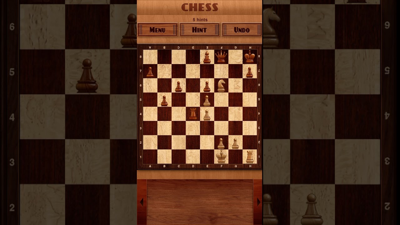 Chess, puzzles 05 - win in one move