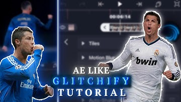 Ae like glitchify effect tutorial ( preset )