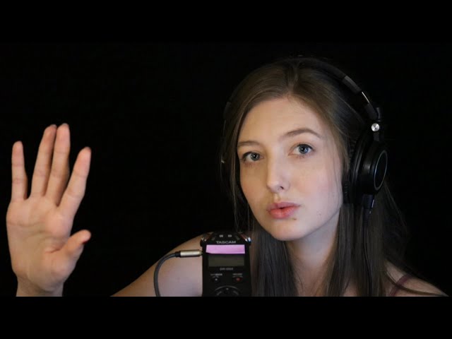 ASMR Tingly Mouth Sounds & Visuals w/ Tascam