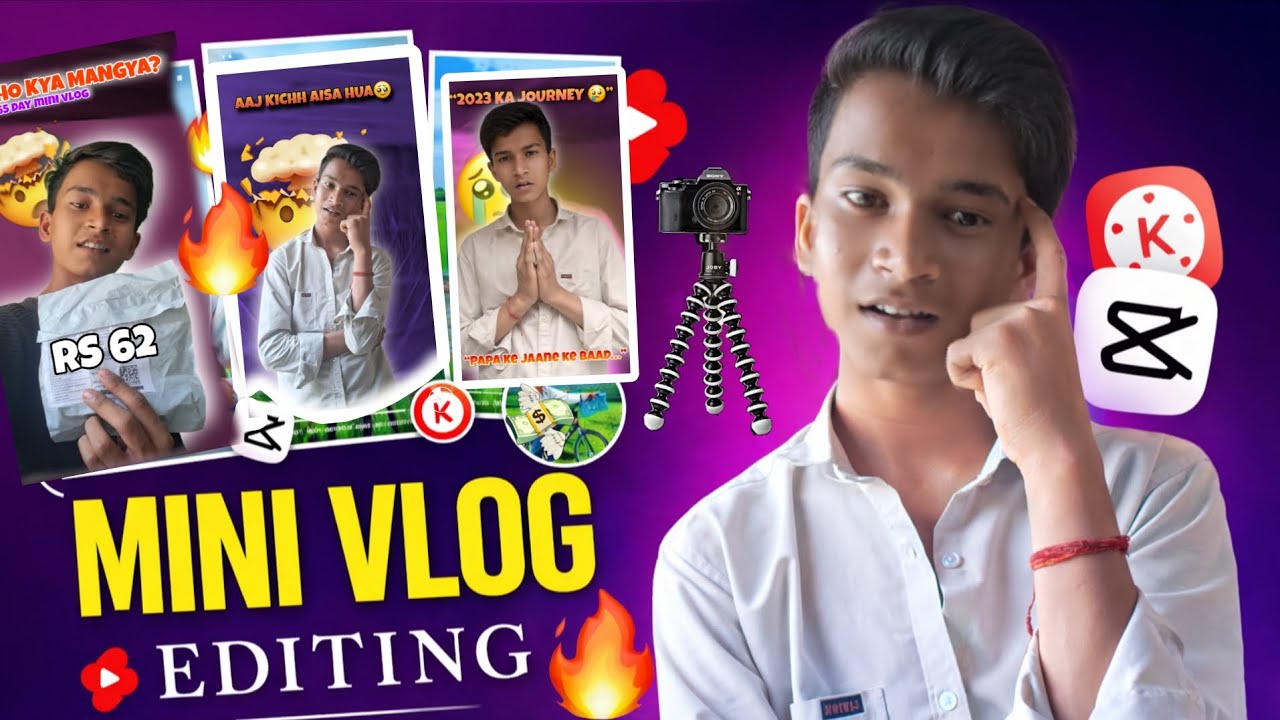 Tutorial Vlog Mini Vlog Editing Full Tutorial | Viral Shorts Editing Step By Step ...