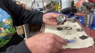 how to fix a husqvarna 394 carberator