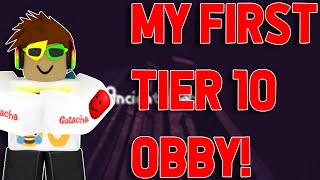 Completing my First Tier 10 Obby! (Ancient Debree) | Roblox