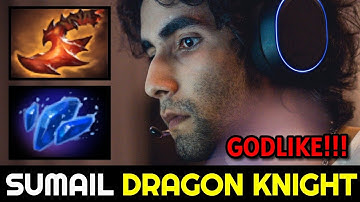 SUMAIL MID Dragon Knight Godlike with Overwhelming Blink Build Dota 2