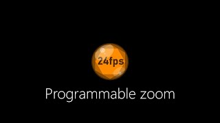Programmable zoom in mcpro24fps
