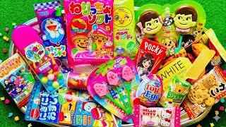 ASMR Most Popular Candy 🍭 Colorful Rainbow Lollipop & Chocolate Unboxing Eating Sounds