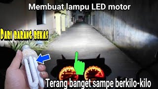 Cara membuat lampu led biasa menjadi menyala berkedip, how to make simple flashing.