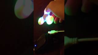 LED Bluetooth speaker fidget spinner review