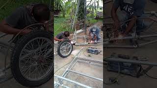 cara pembuatan becak 900mx1400mm