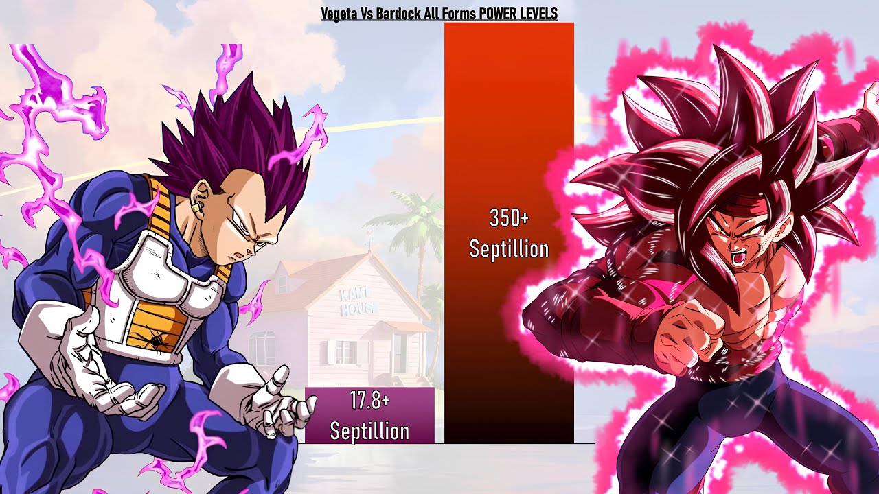 Vegeta Vs Bardock All Forms POWER LEVELS🔥