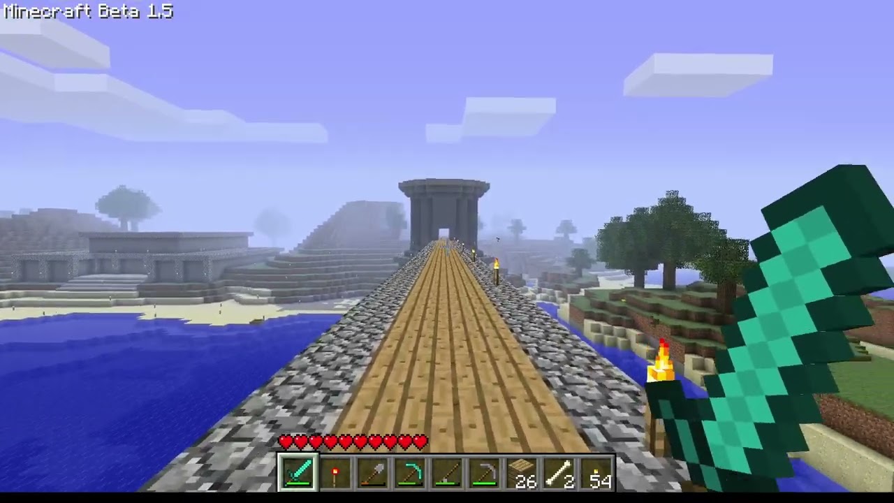 Charlie  Plays : Minecraft - 16 On A Rail FAIL
