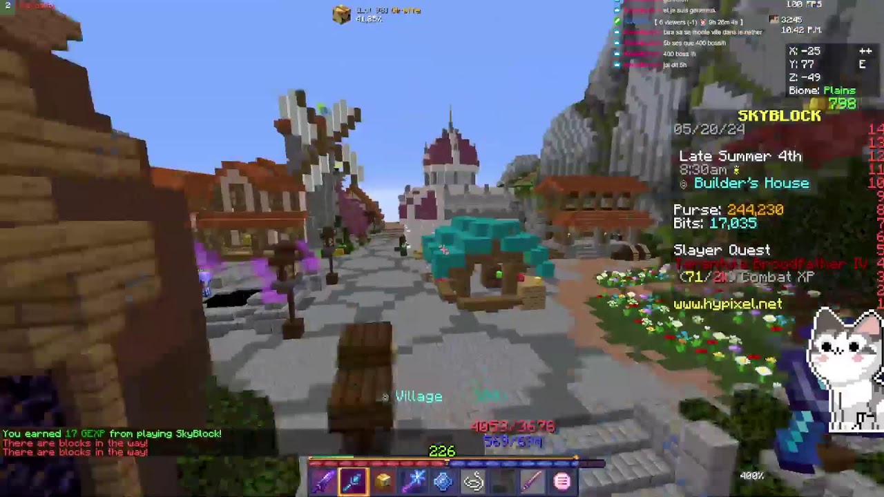 Hypixel Skyblock Stream #76 : Zombie slayer 9 ¶Not coming soon¶Ign